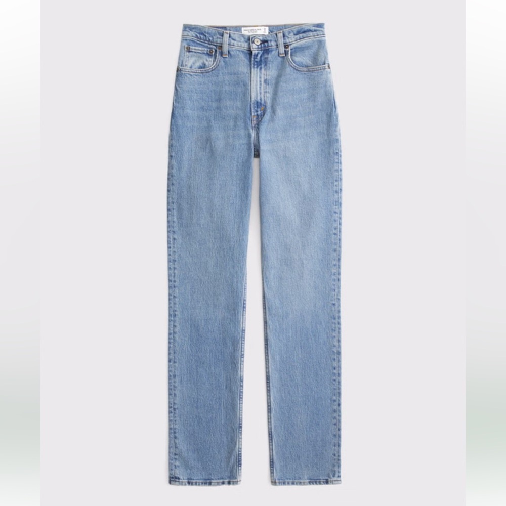 High Rise Straight Leg Jeans - Picture 5 of 5